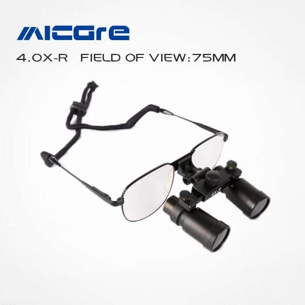 眼镜式放大镜4.0X-R 金属框