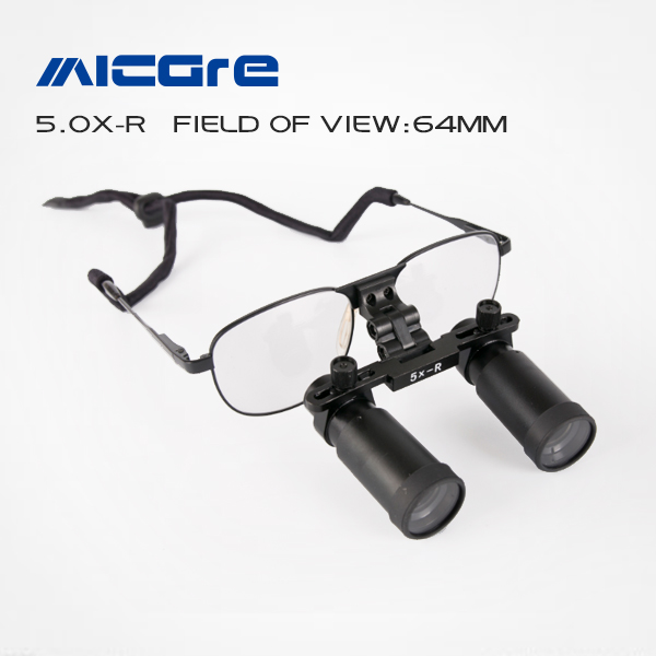 眼镜式放大镜5.0X-R 金属框