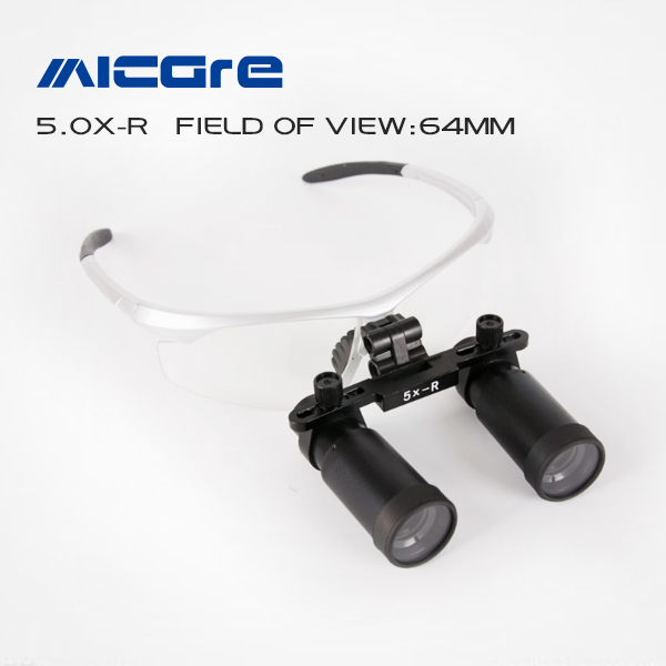 surgical loupes 5.0X-R BP frame