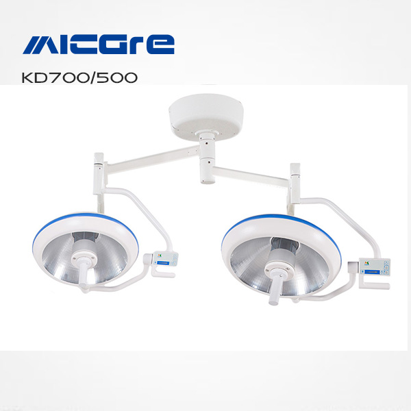 KD700/500 Double headed ceiling halogen OT light