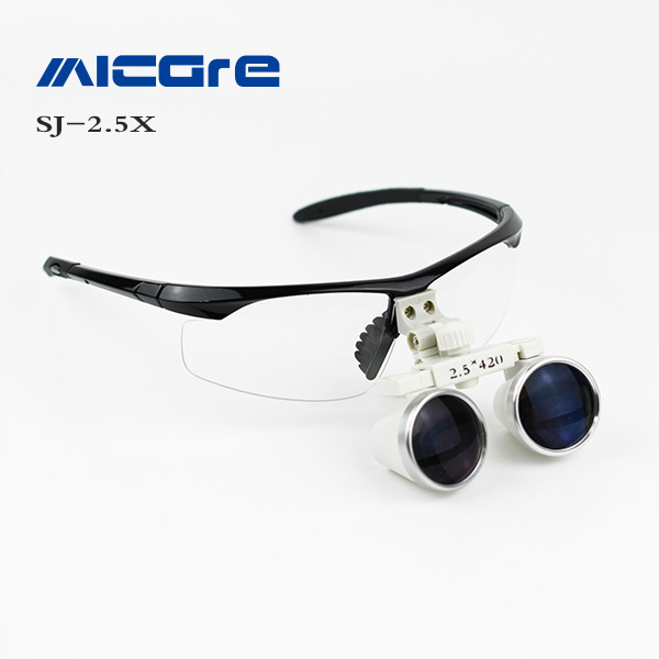 眼镜式放大镜SJ-2.5XR 三色 银/红/黑